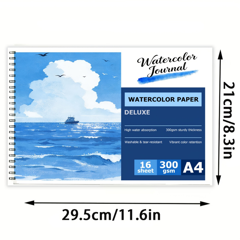 16 Sheets A4 Spiral-bound Wate - Stationery Books review and price