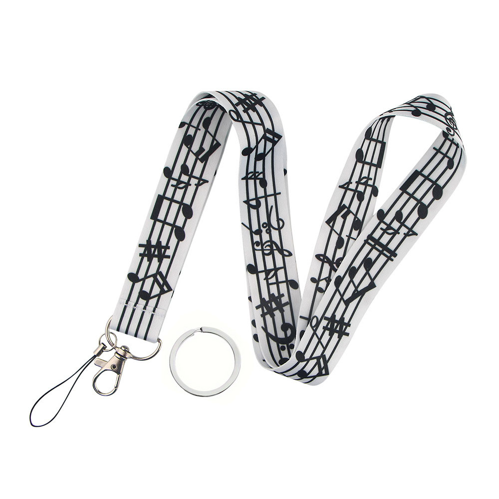 Musical Notes Lanyards for Key - Blank Sheet Music Notebook review and price