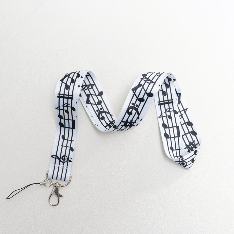 Musical Notes Lanyards for Key - Blank Sheet Music Notebook review and price