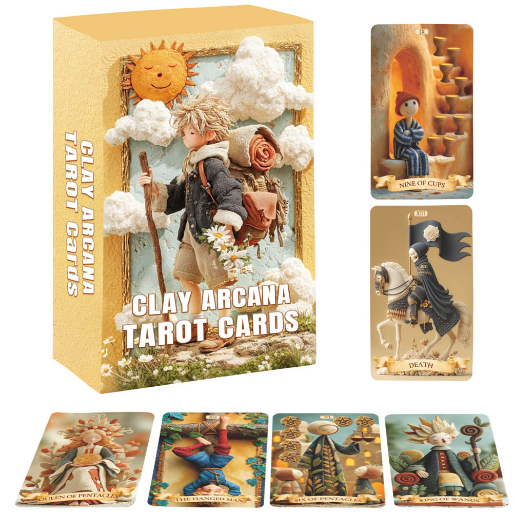 78 Tarot Cards Set, 13x8 Cm Th - Tarot Deck With Guidebook review and price