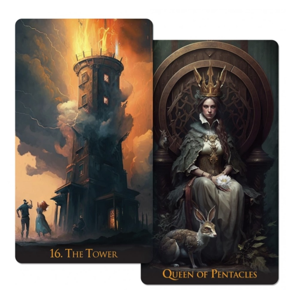 12*7cm Weird World Tarot 78 Ca - Tarot Deck With Guidebook review and price