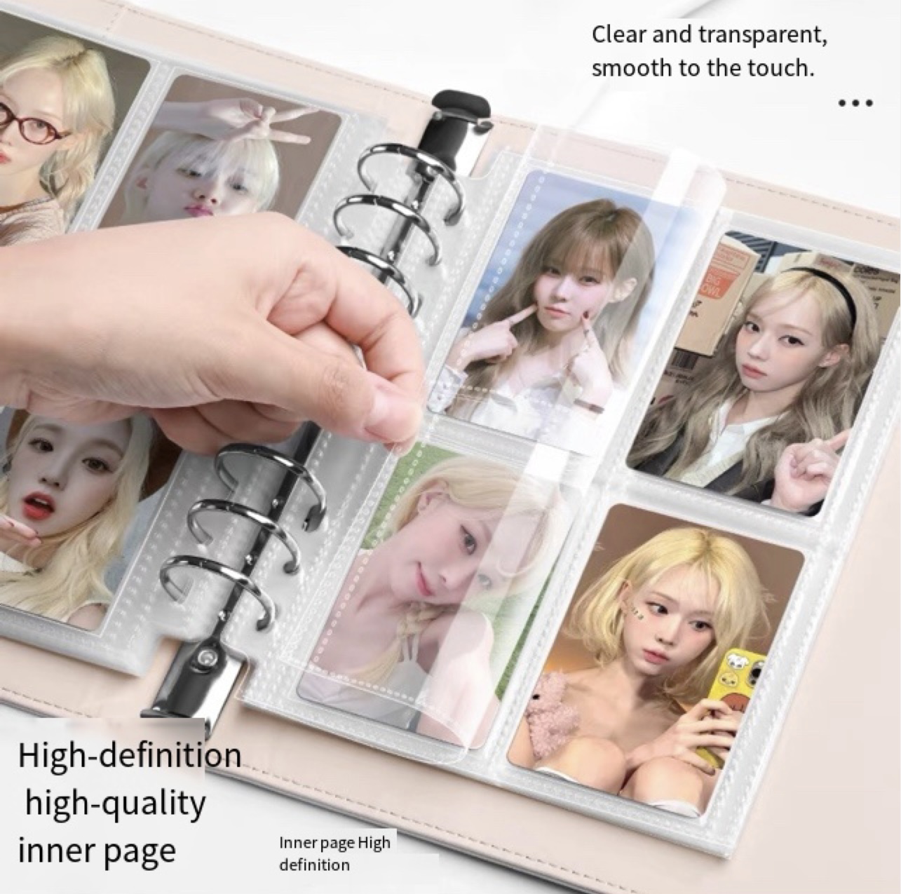 Light luxury Platinum A5 Binde - Kpop Photo Card Binder 3 Inch review and price