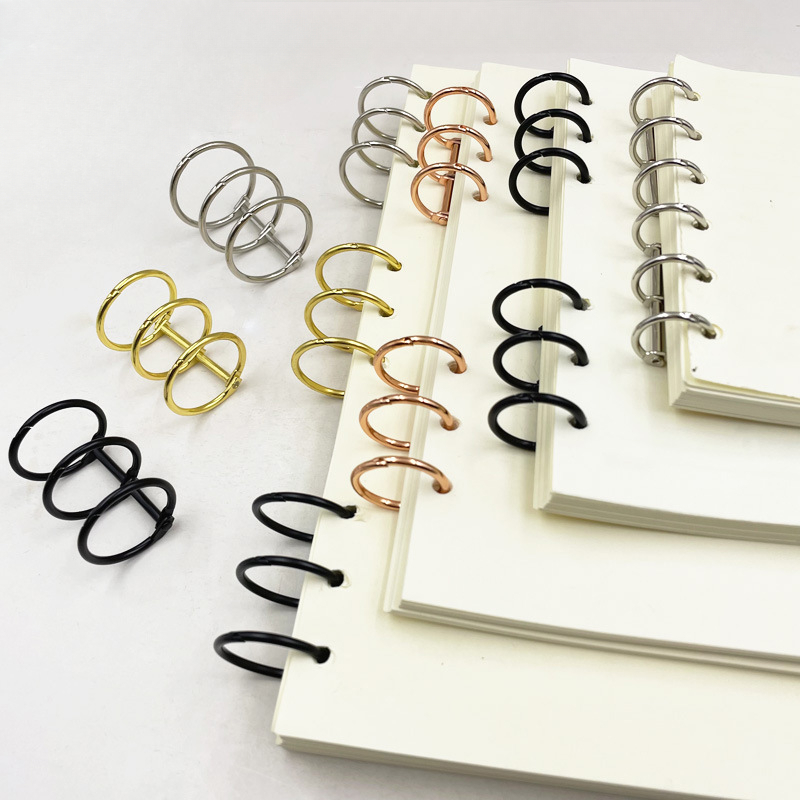 2pcs/set Metal Book Rings File - Stationery Books review and price