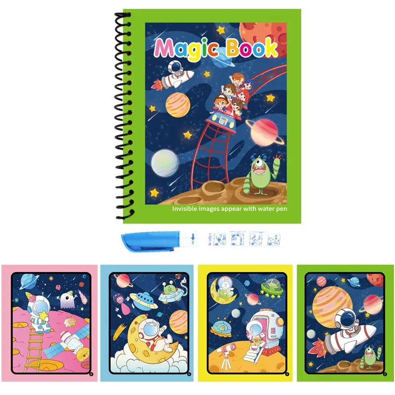 1Pc Reusable Magic Water Book  - Reusable Water Magic Coloring Book review and price