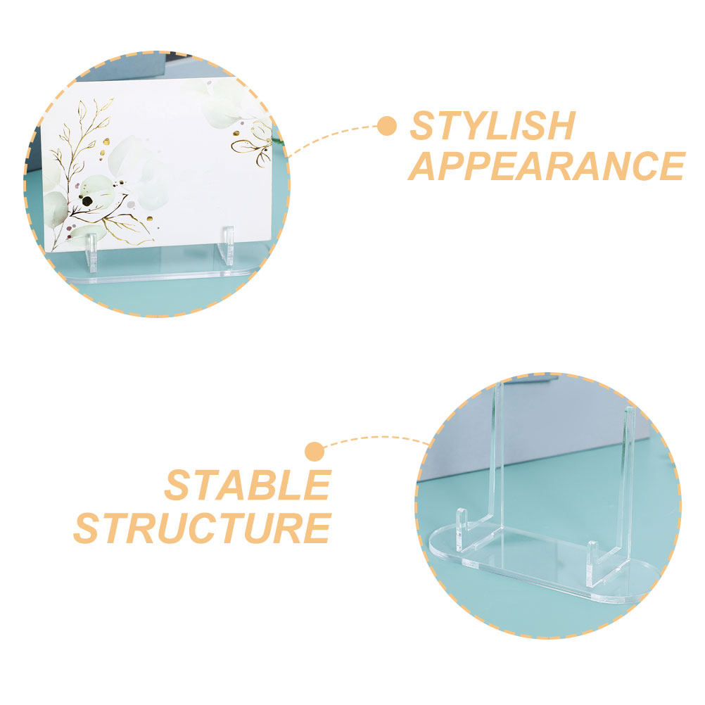2Pcs Transparent Acrylic Displ - Clear Acrylic Book Stand Holder review and price