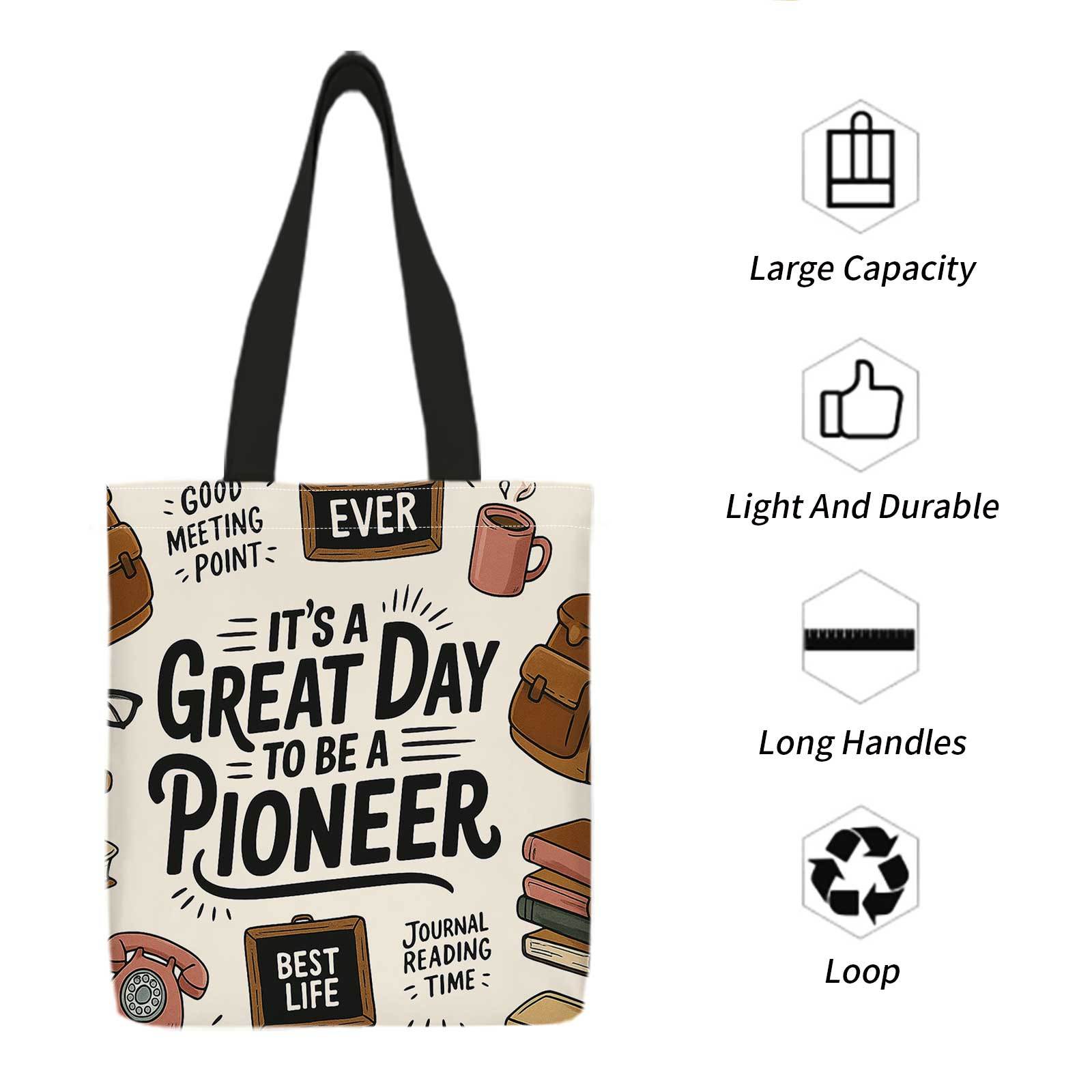 A Shopping Tote Bag with Print - Books review and price