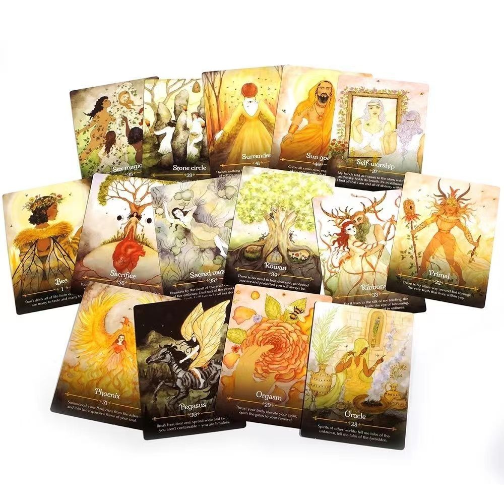 11*6.5cm Season of Witch Oracl - Tarot Deck With Guidebook review and price