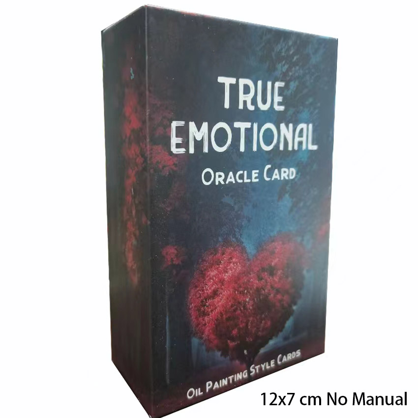 12x7 cm True Emotional Oracle  - Tarot Deck With Guidebook review and price