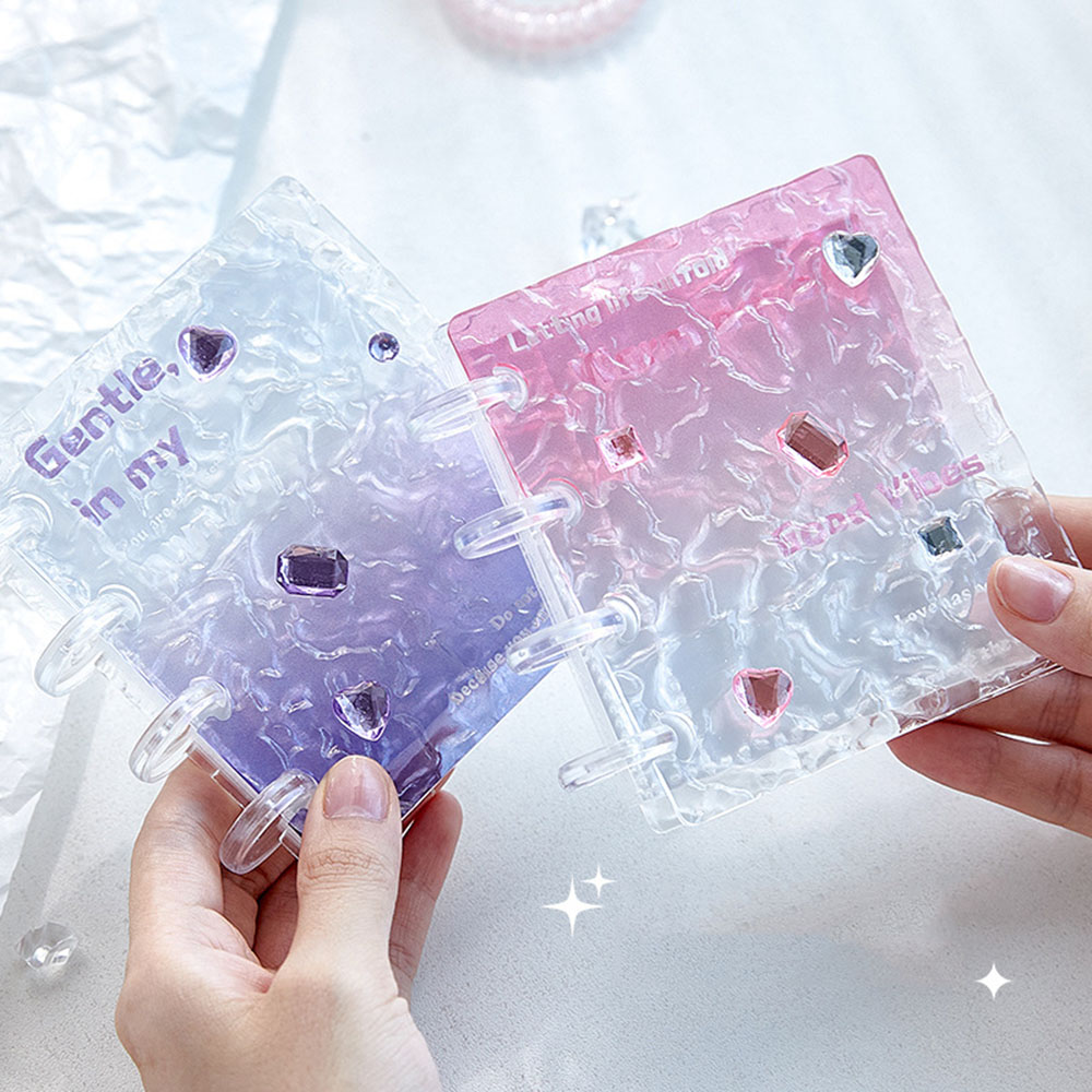 Water Ripple Gradient Acrylic  - Kpop Photo Card Binder 3 Inch review and price
