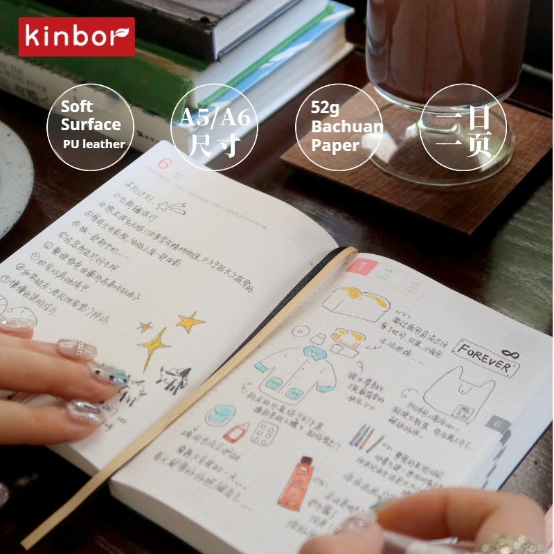 kinbor 2027 Daily Planner(One  - Vintage Leather Journal Notebook review and price
