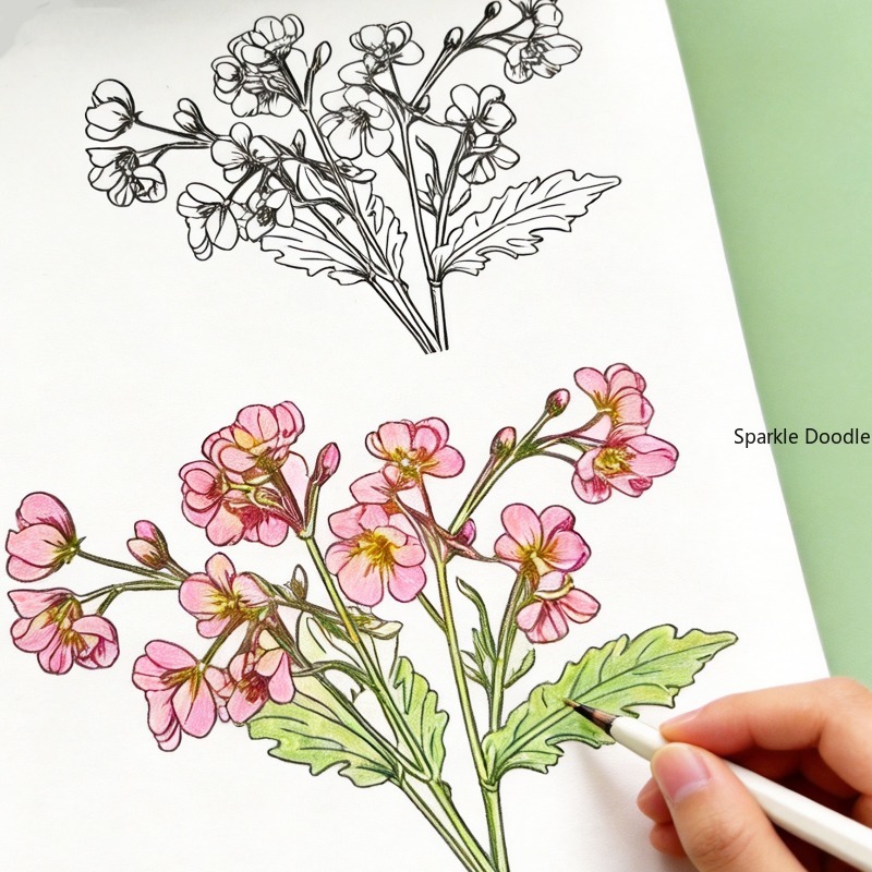 An Adult Decompression Flower  - Chinese Calligraphy Practice Book review and price