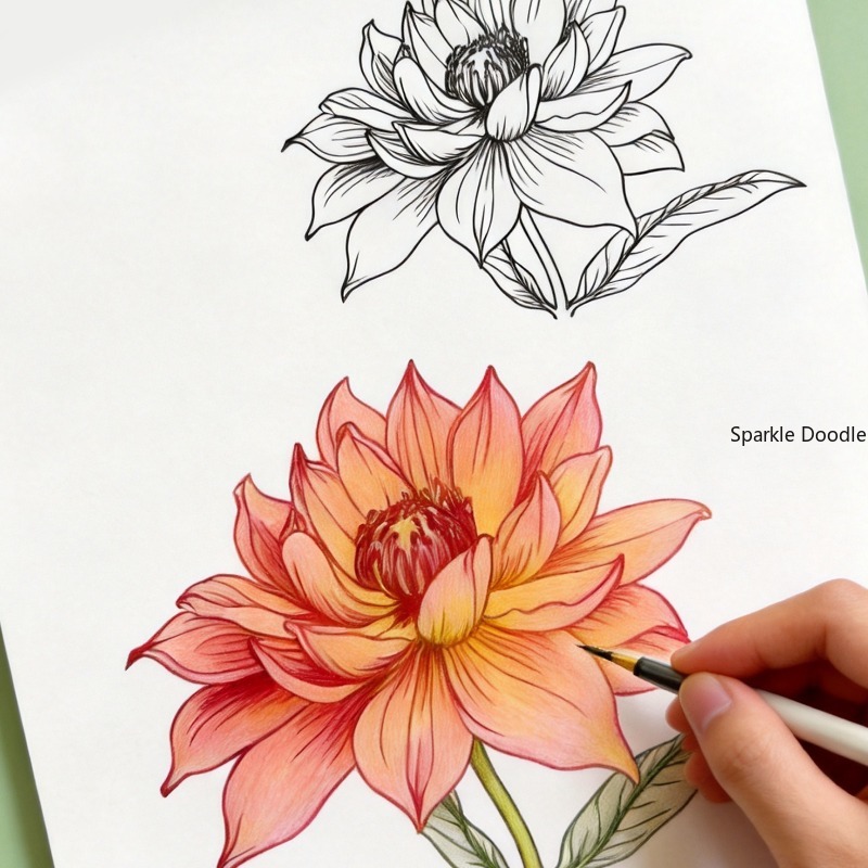 An Adult Decompression Flower  - Chinese Calligraphy Practice Book review and price