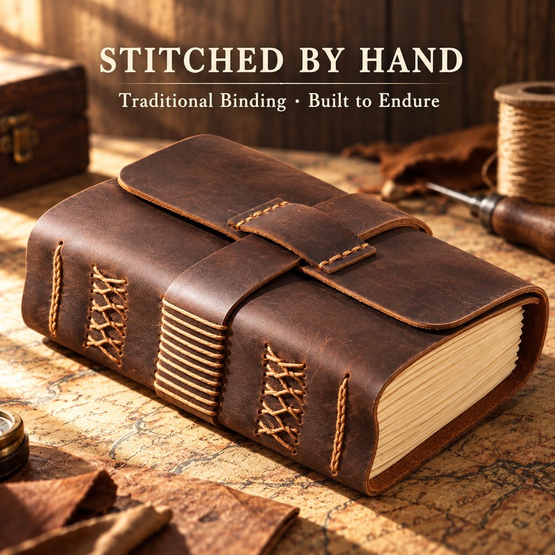 Handmade Leather Traveler Note - Vintage Leather Journal Notebook review and price